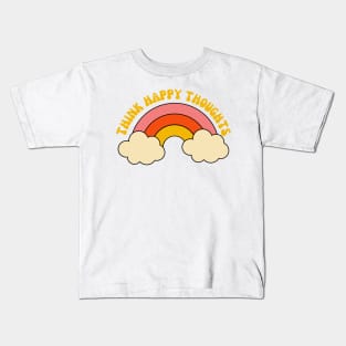 Think Happy Thoughts Kids T-Shirt